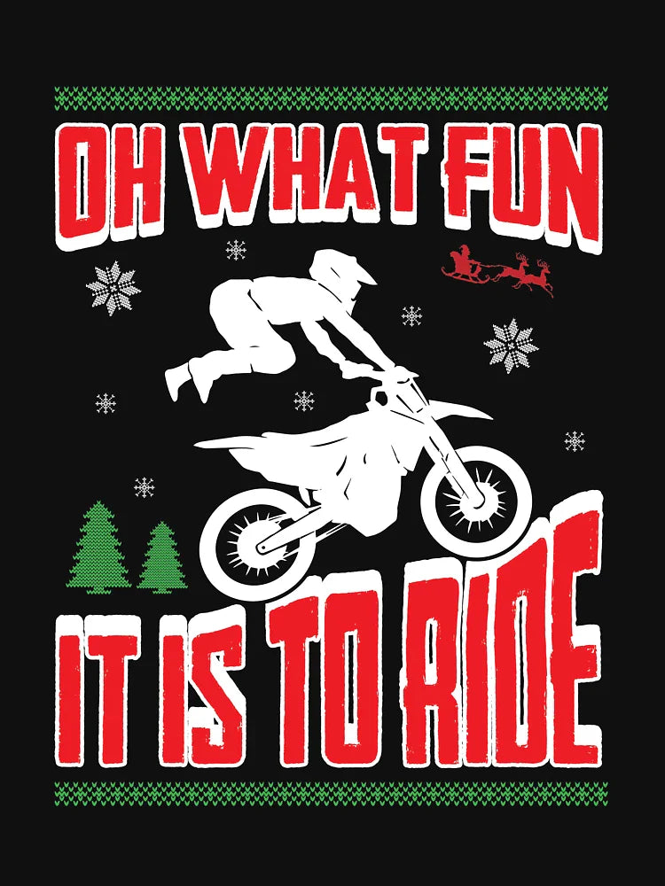 Ugly Christmas Dirt Bike Motocross Xmas Sweater Shirts