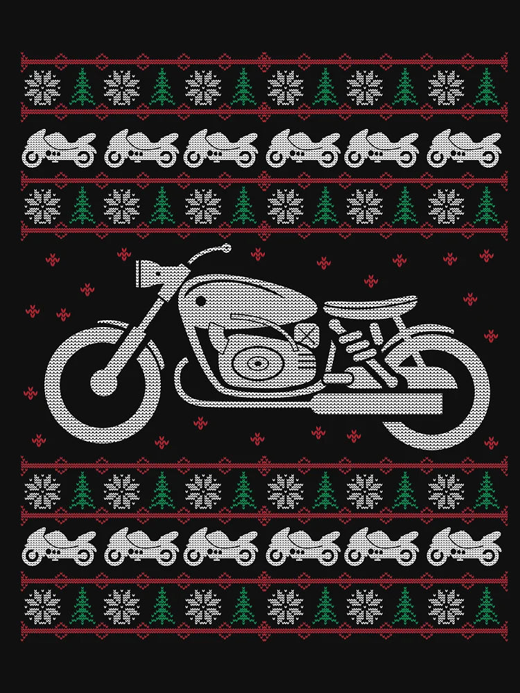 Motorbike - Ugly Christmas Sweater - Ugly Christmas Sweater - Gift