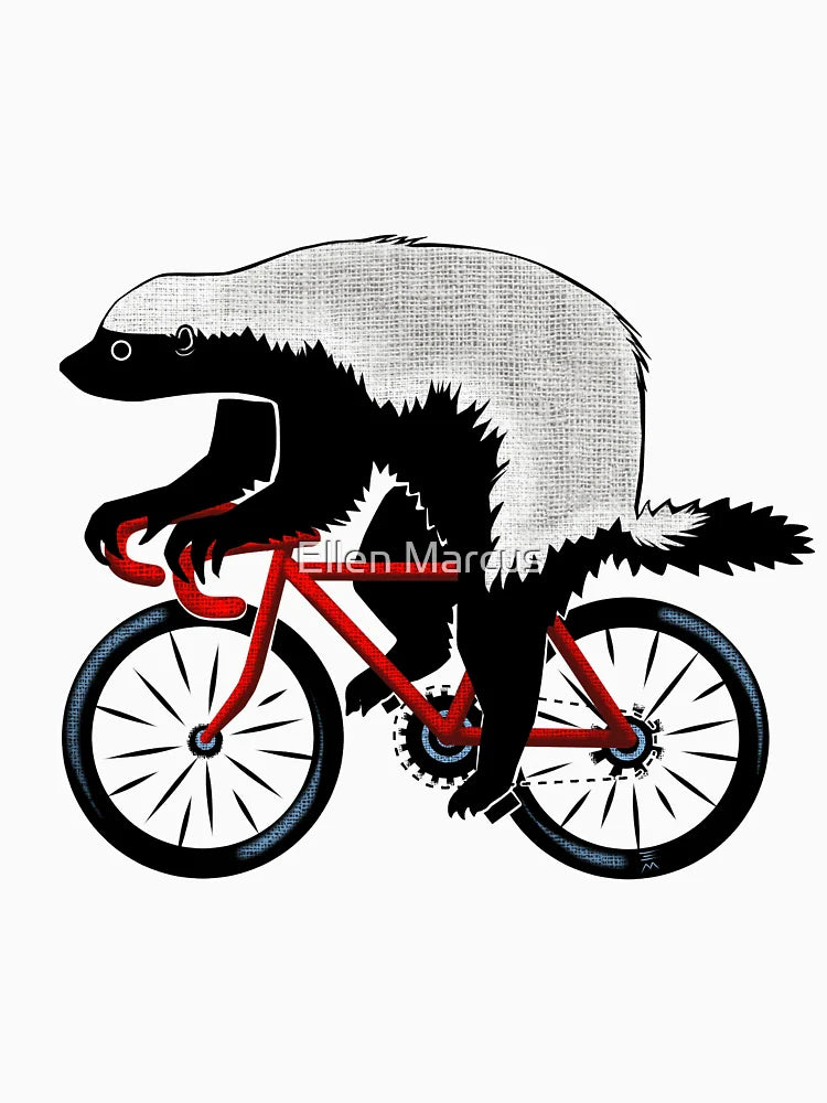 Honey Badger On A Bicycle
