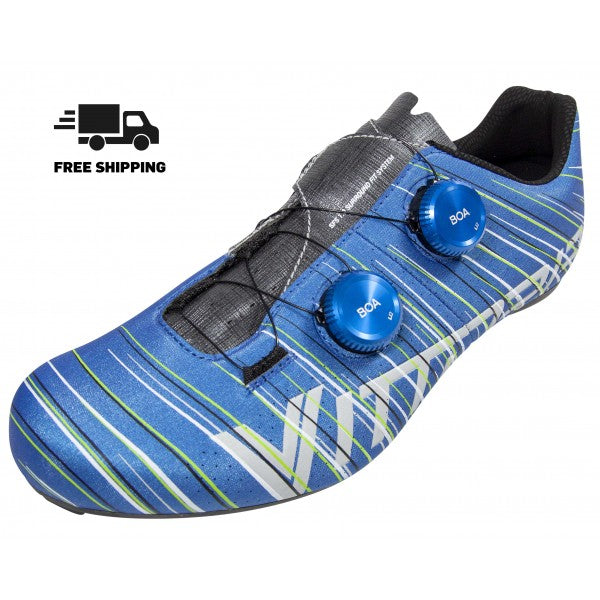 Vittoria Revolve Road Cycling Shoes - Silk Blue (FCT Carbon Sole) 42 45