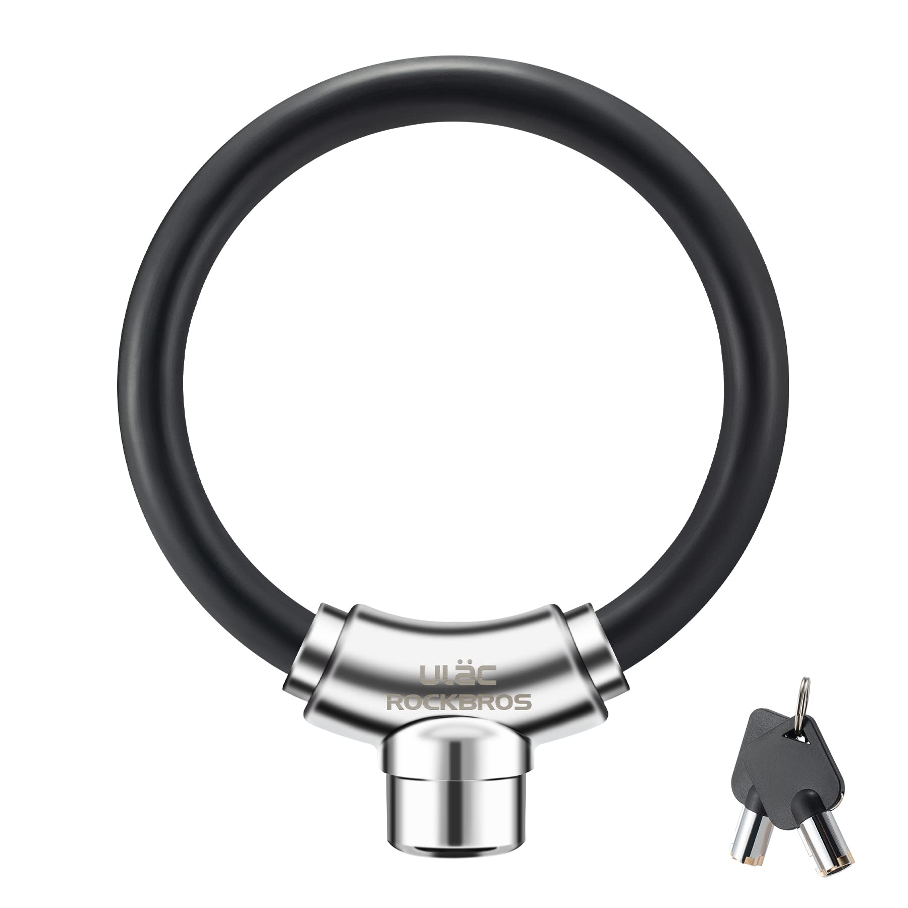 ROCKBROS Anti-Theft Bike Cable Lock Portable Key Lock Rustproof