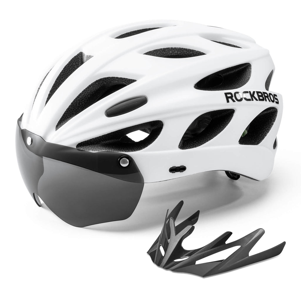Pottier Bike Helmet with Visor and Goggles
