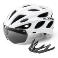 Pottier Bike Helmet with Visor and Goggles