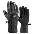 Long Finger Gloves with Fleece Lining & Lock Clip