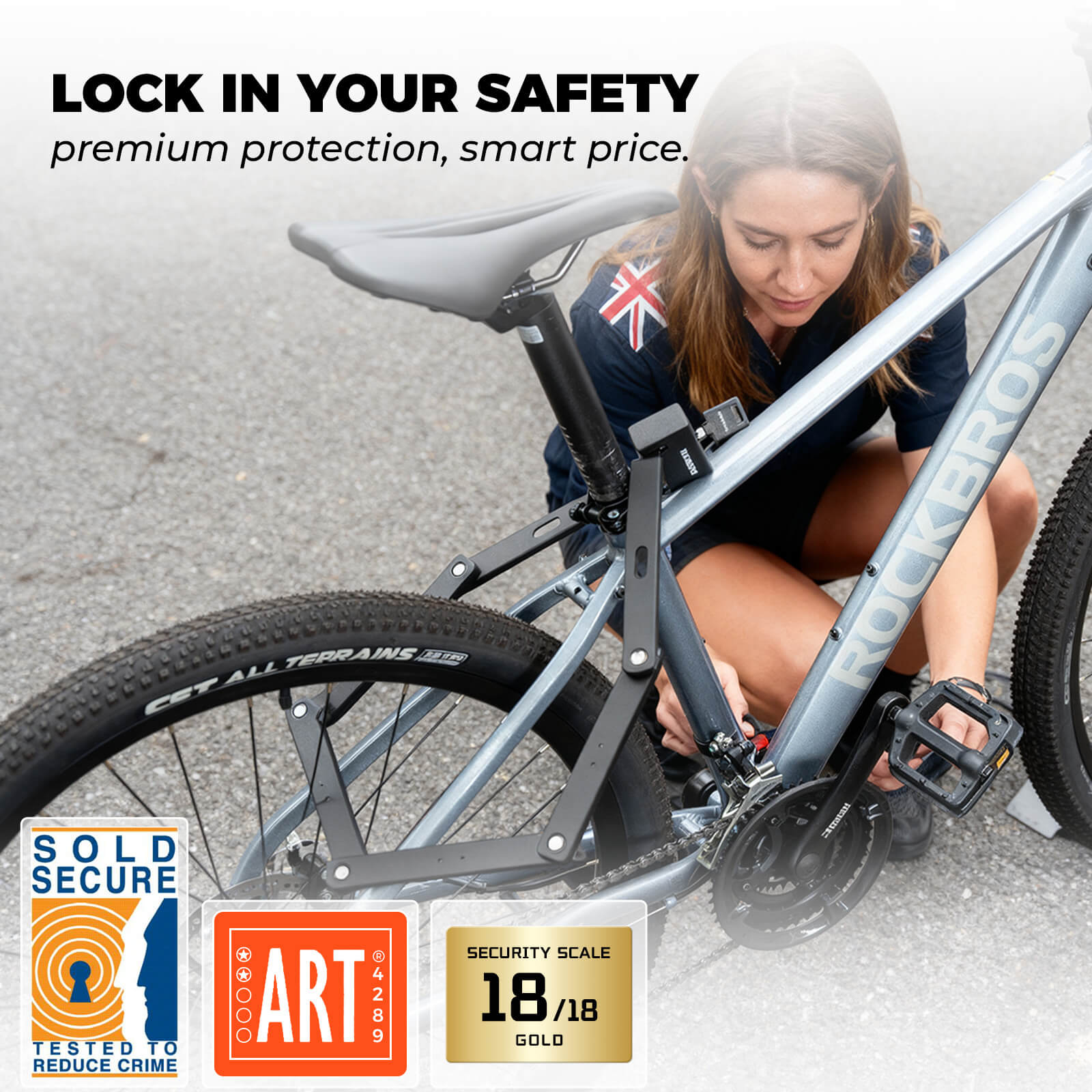 Folding Bike Lock - ART-Certified
