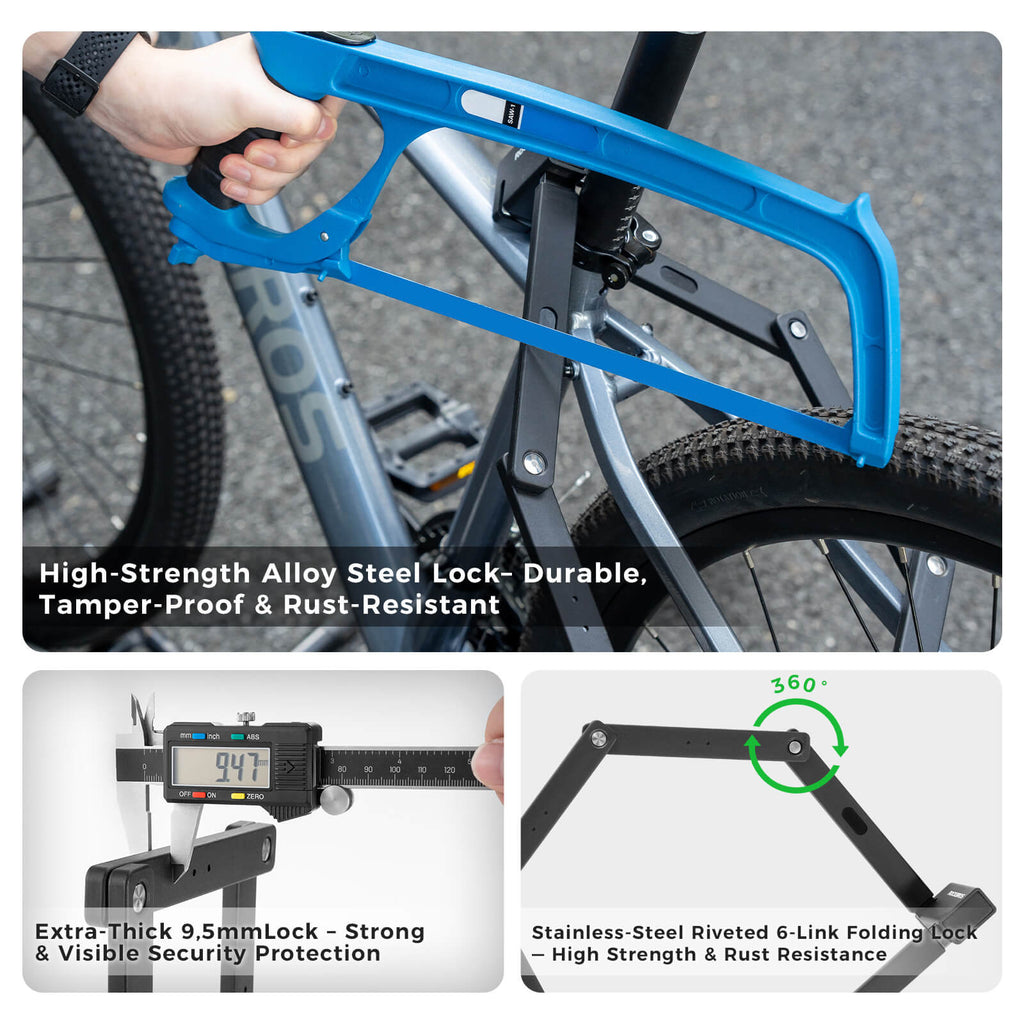 Folding Bike Lock - ART-Certified
