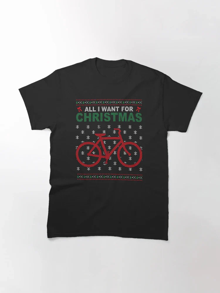 All I Want Bicycle Ugly Christmas Sweater