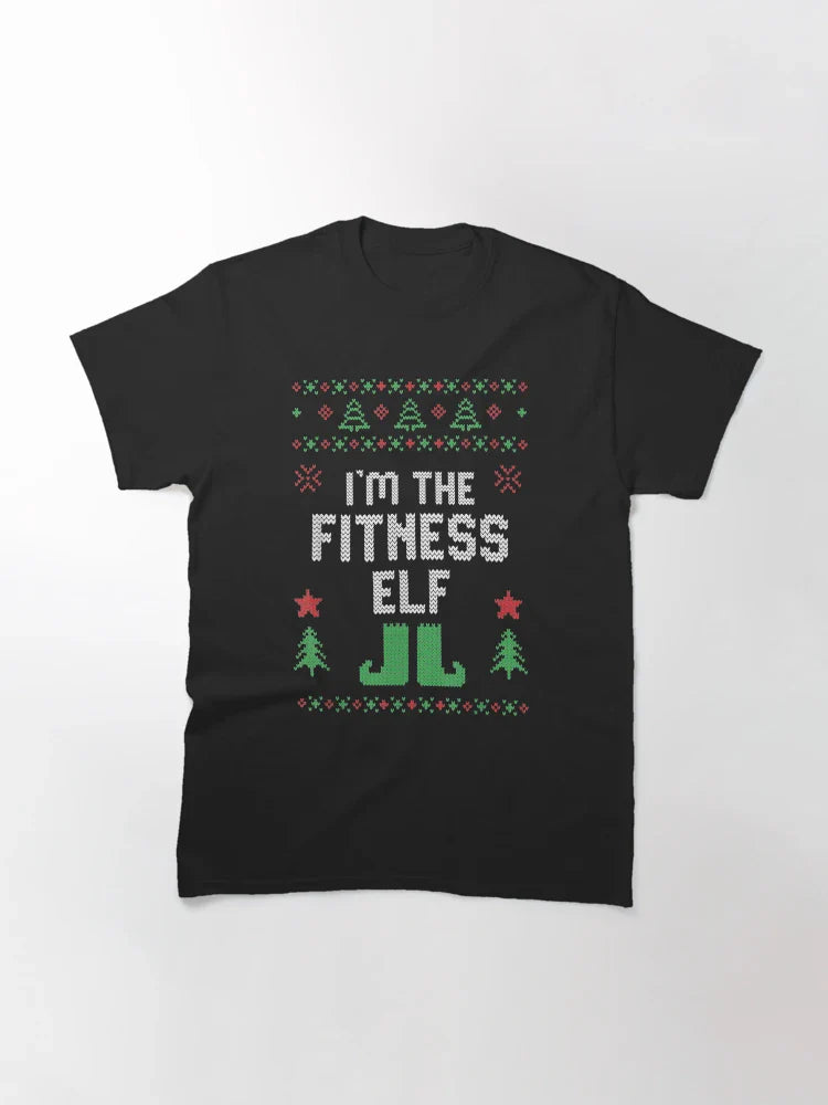 Fitness Elf Ugly Christmas Costume Matching Family Group