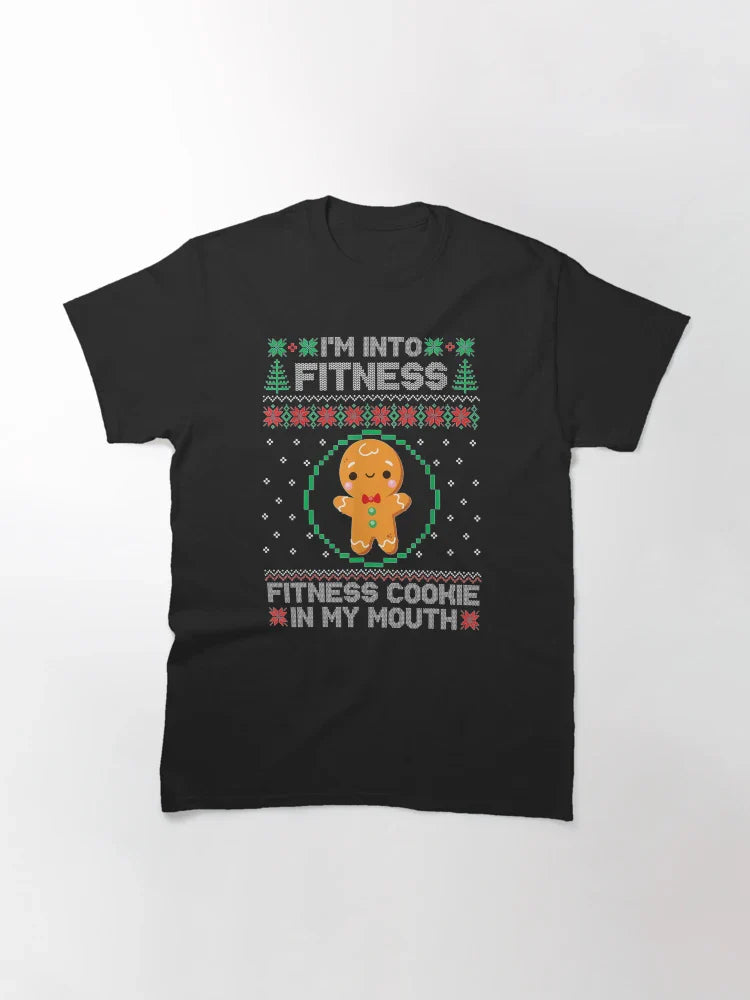 I_m Into Fitness Cookie Gingerbread Ugly Sweater Christmas