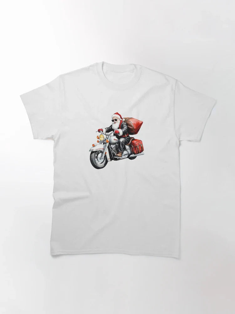 Santa is camming On Motorbike with Gifts