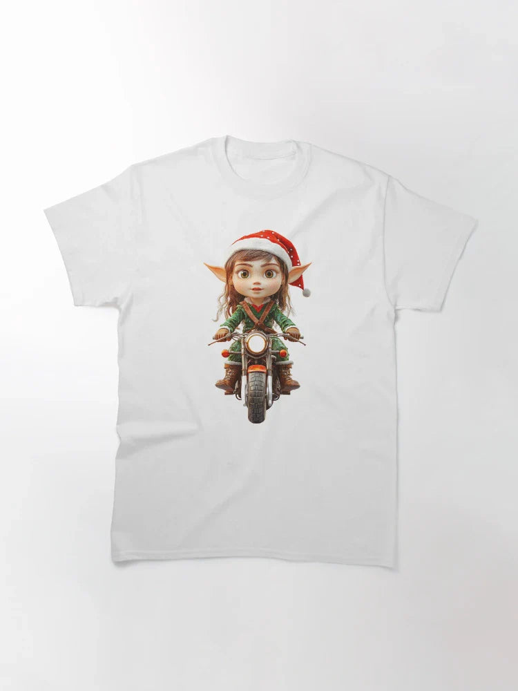 Motorbike Christmas Elf