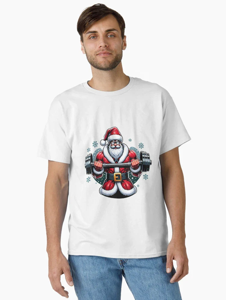 Buff Santa - Muscular Santa Claus Fitness Holiday Sticker