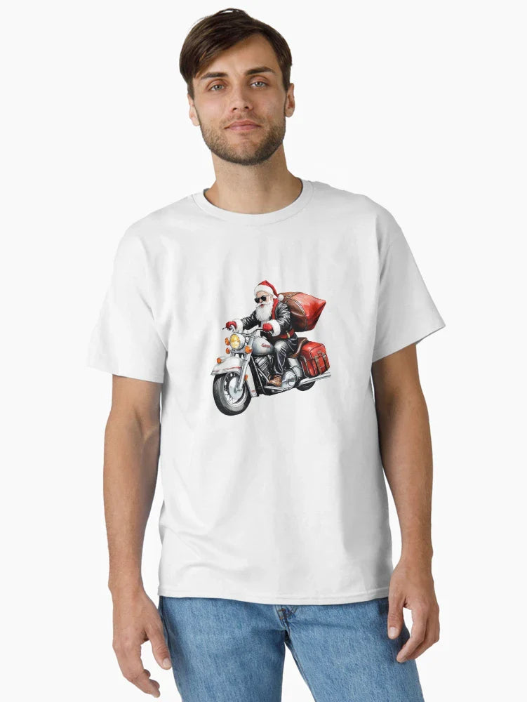 Santa is camming On Motorbike with Gifts