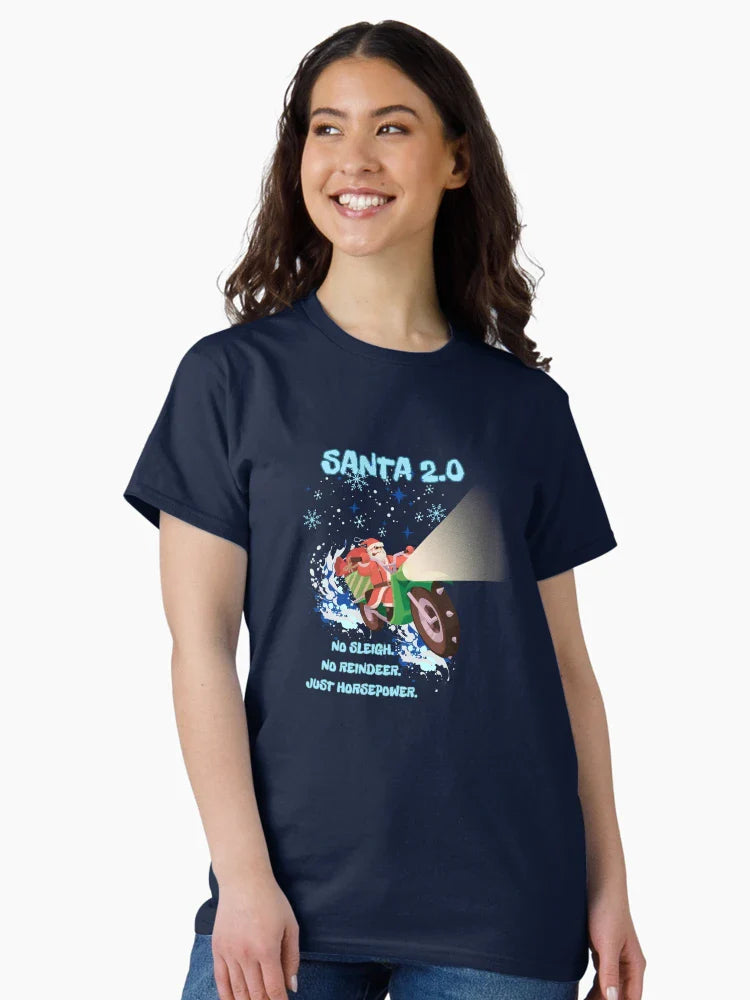 Santa 2.0 Motorcycle Rider – Funny Christmas Biker