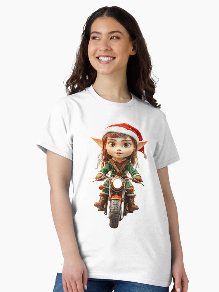 Motorbike Christmas Elf