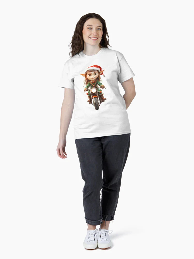 Motorbike Christmas Elf