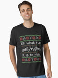 Ugly Christmas Sweater Motorcycle Biker Hog