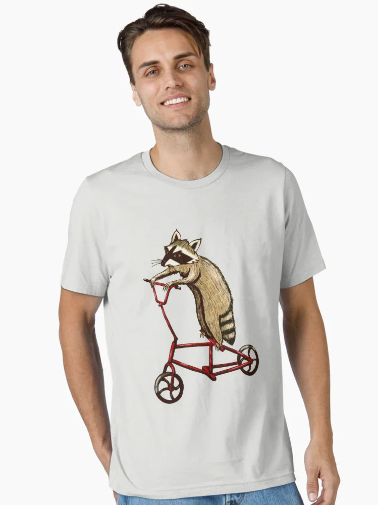 Bicycle Riding Raccoon