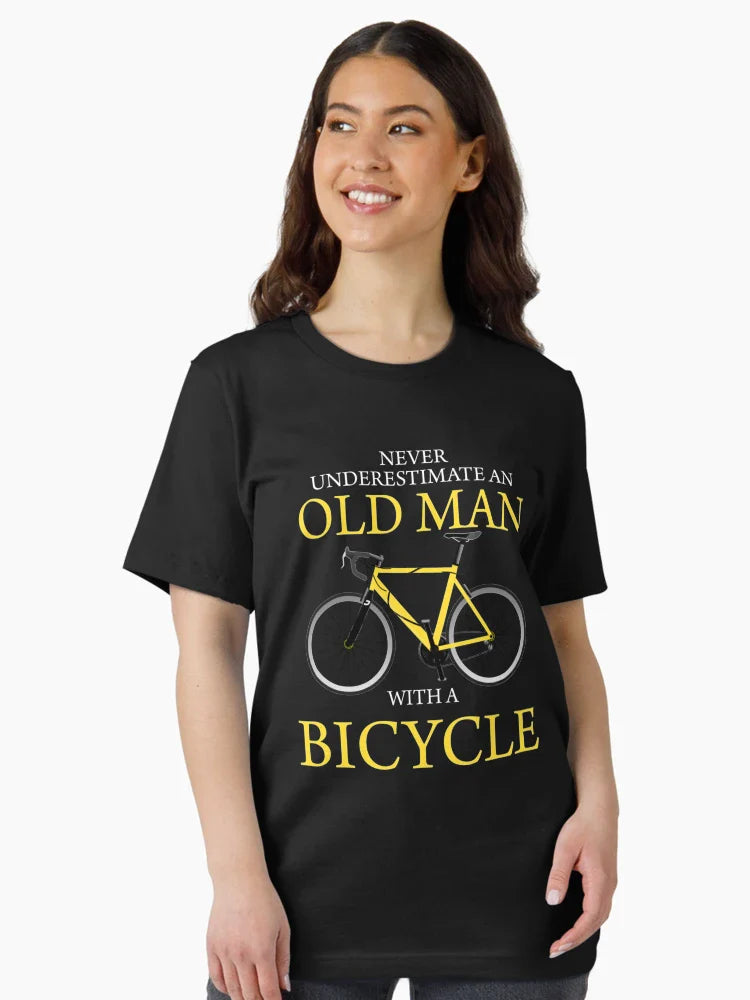 Never Underestimate Old Man With Bicycle Gift For Fans, Gift For Men and Women, Gift Halloween Day, Gift Thanksgiving, Gift Christmas Day