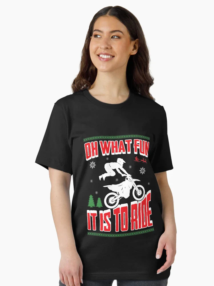Ugly Christmas Dirt Bike Motocross Xmas Sweater Shirts