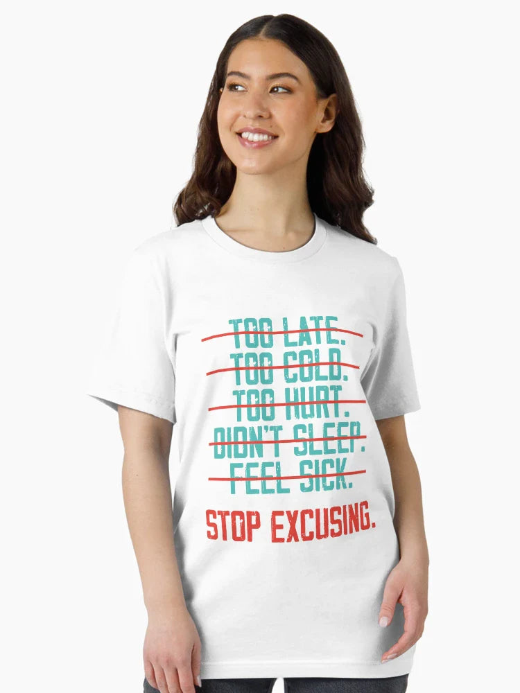 No Excuses Fitness Inspiration Quote