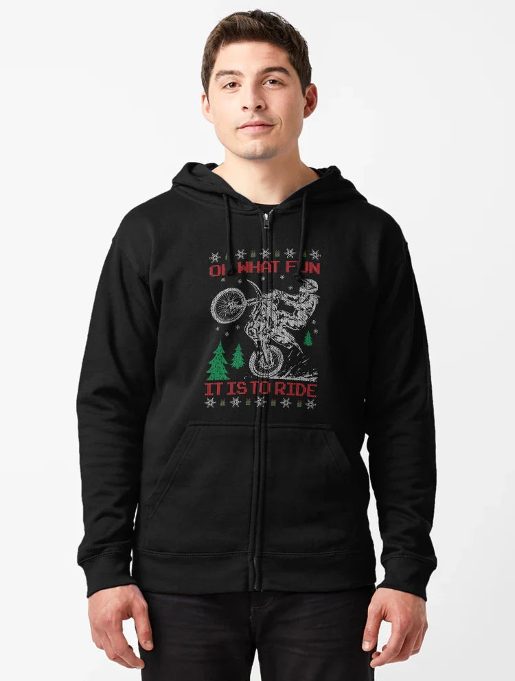 Dirt Bike Ugly Christmas