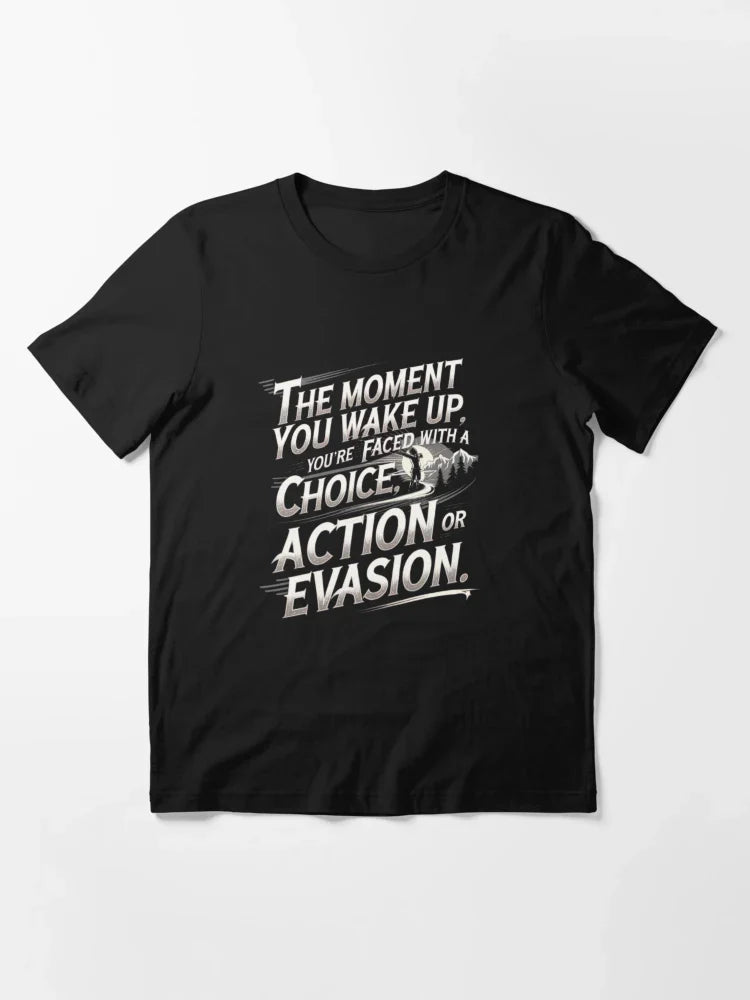 Take Action – Hustle Mindset Motivational quotes T-shirt for Professionals, Motivational quotes lovers , students and fitness enthusiasts