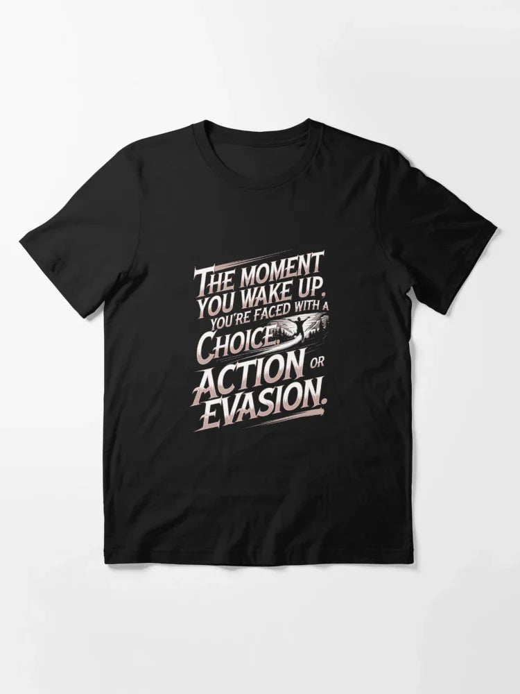Take Action – Hustle Mindset Motivational quotes T-shirt for Professionals, Motivational quotes lovers , students and fitness enthusiasts