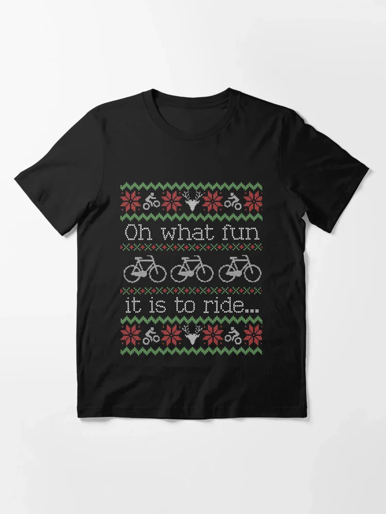 Ugly Christmas Sweater Ride Bike Cyclist