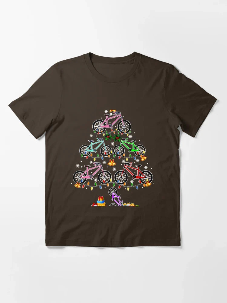 Funny Bicycle Santa Hat Christmas Tree