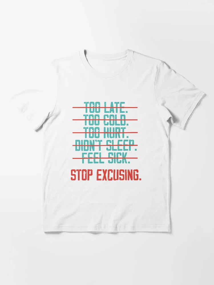 No Excuses Fitness Inspiration Quote